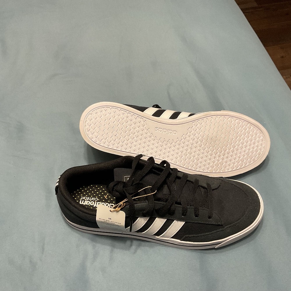 Adidas black and white NWT